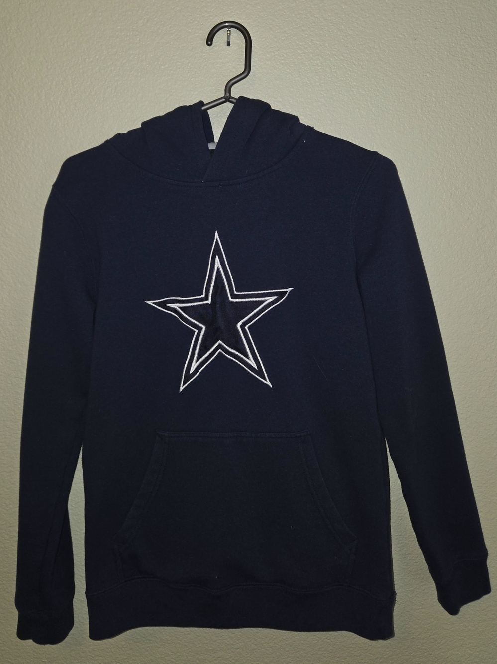 NFL - Dallas Cowboys - Hoodie Sweatshirt - Youth: Large - Cotton / Polyester
